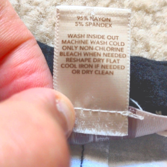 Loft Outlet Black & White Striped Dress Size Small - Picture 4 of 5